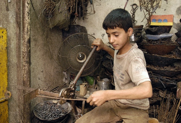 طفل عامل في مصر