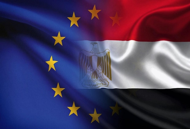علم مصر و الاتحاد الأوروبي