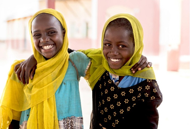 طفلتان من السودان
